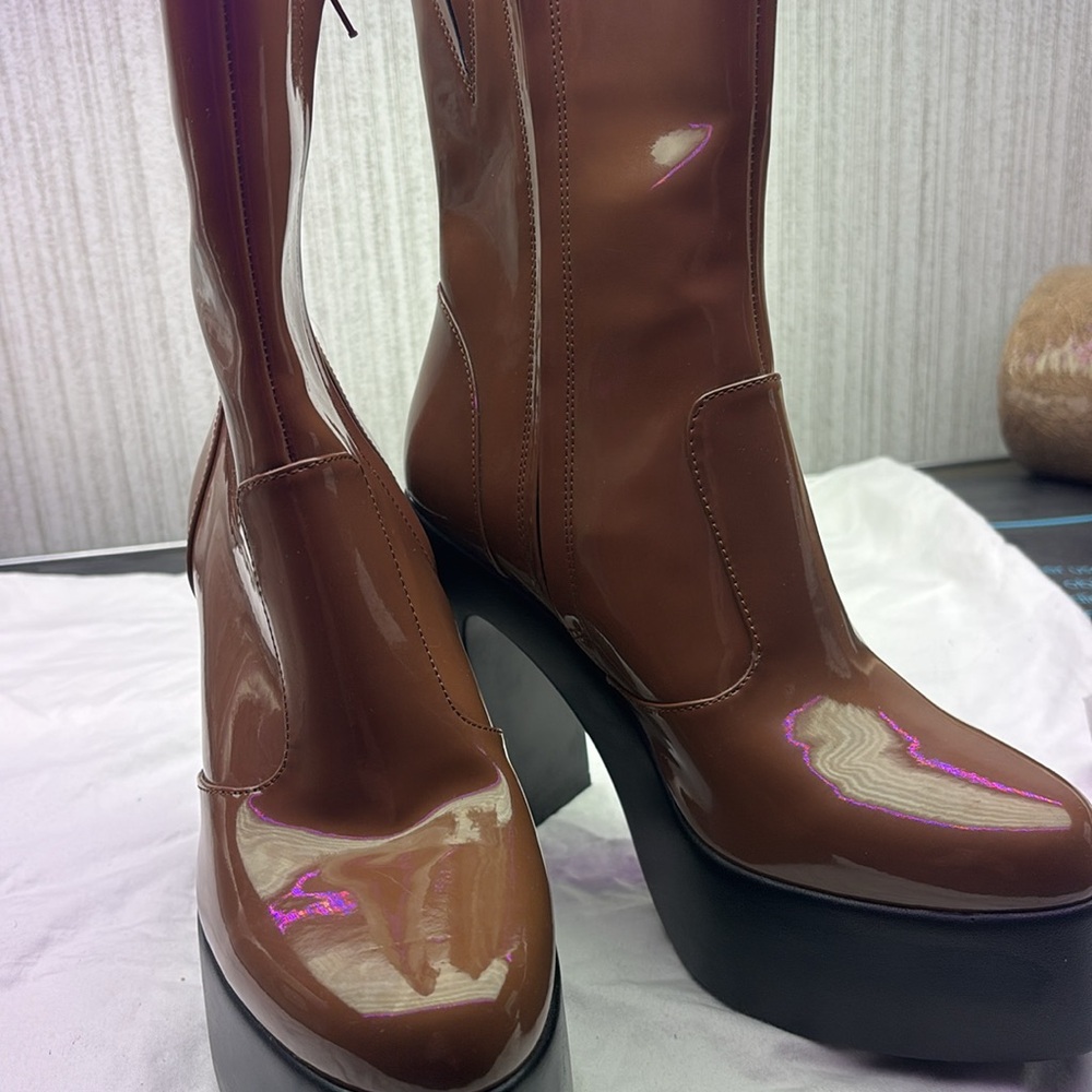Gianni Binni Levi Platform Boots New - Picture 10 of 10